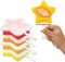 Star-Shaped Popsicle Molds – Pack of 4 BPA-Free Silicone Ice Pop Molds with Sticks, Drip Guards & Lids, Reusable Easy-Release Frozen Treats for Kids (Assorted)